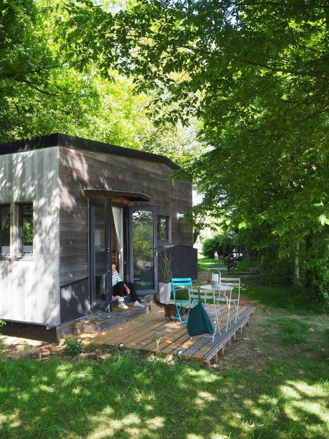 Ecolodge La Belle Verte Saint-M'herve Экстерьер фото