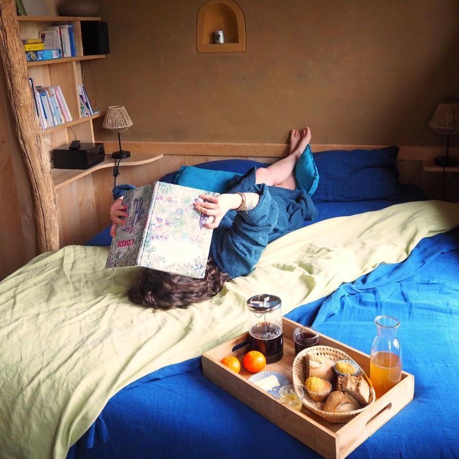 Ecolodge La Belle Verte Saint-M'herve Экстерьер фото
