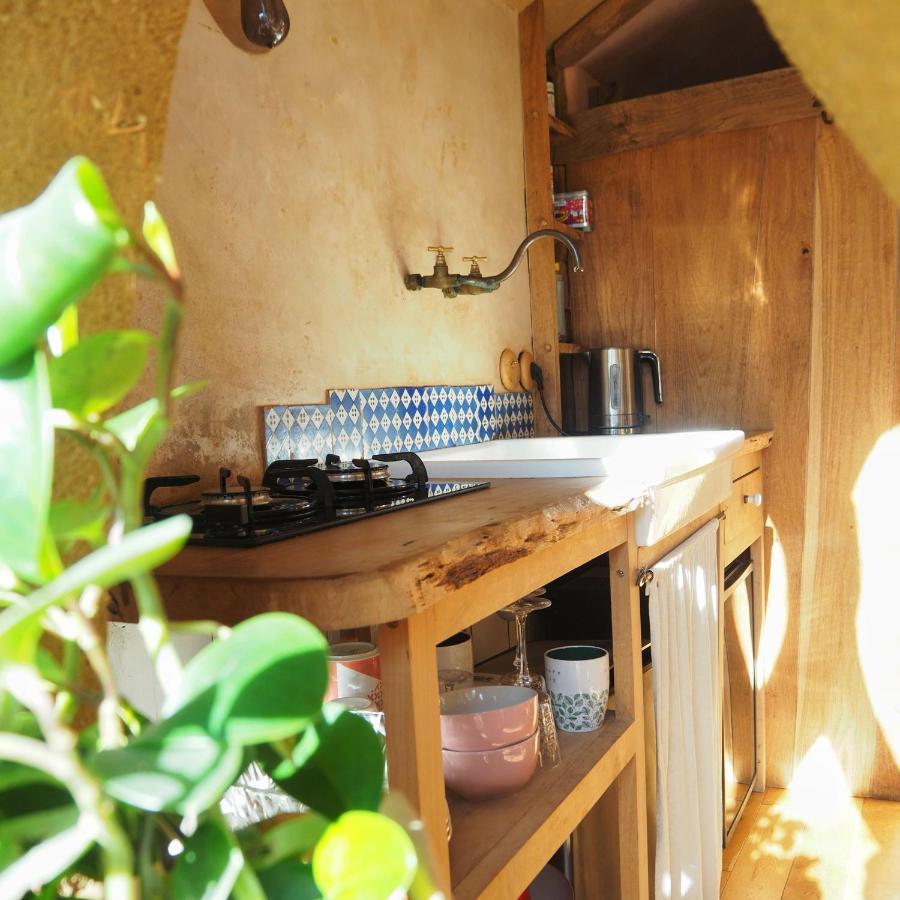 Ecolodge La Belle Verte Saint-M'herve Экстерьер фото
