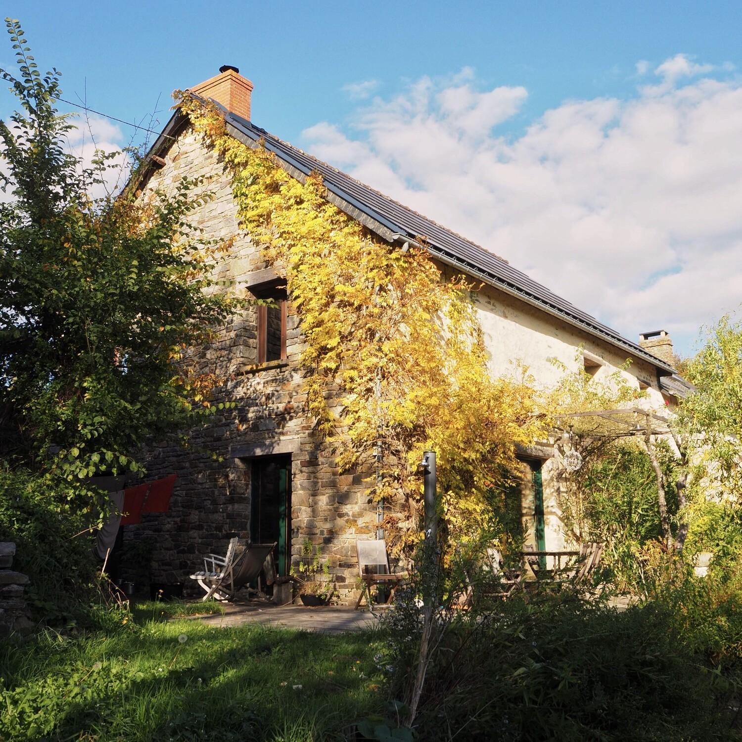 Ecolodge La Belle Verte Saint-M'herve Экстерьер фото