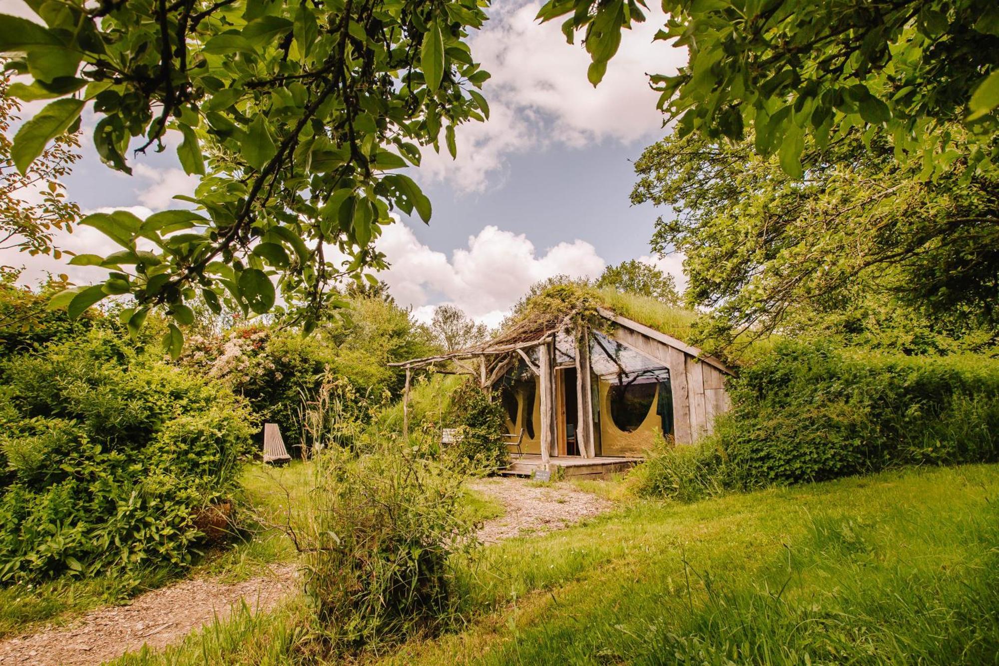 Ecolodge La Belle Verte Saint-M'herve Экстерьер фото