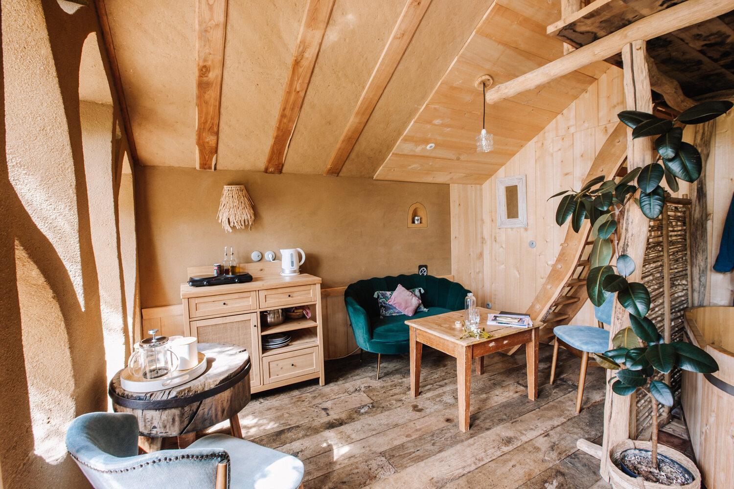 Ecolodge La Belle Verte Saint-M'herve Экстерьер фото